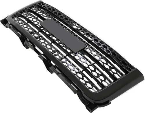 Vista 8 de KUAFU Rejilla de parachoques delantero compatible con Chevy Silverado GMC Sierra 2500 3500 HD 2011-2014 con emblema de repuesto para 20966057
