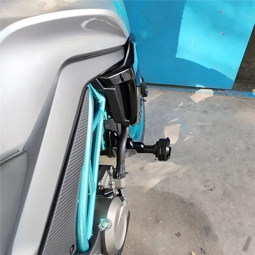 Vista 7 de Marco de protección contra caídas para motocicleta, protector deslizante (apto para vehículos CFMOTO) 300NK 250NK 150NK (negro, 150NK/250NK/300NK)