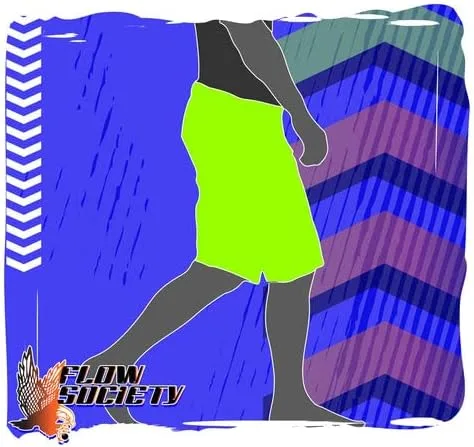 Vista 4 de Flow Society Pantalón corto Pickleball Flow para hombre color blanco 9 pulgadas