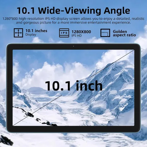 Vista 8 de Tablet Android 15 de 10 pulgadas, 24GB RAM 128GB ROM, Tabletas con Funda de Teclado Ratón Stylus, 1TB Expandible, Octa-Core 6000mAh 1280x800 IPS HD