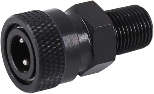 Vista 7 de Adaptador de enchufe de desconexión rápida de rosca hembra NPT de 1/8 ", adaptador de desconexión rápida hembra de 0.315 in, accesorios de carga PCP