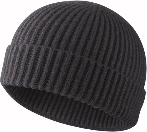 Vista 55 de ROYBENS Swag Wool Knit Cuff Short Fisherman Beanie for Men Women Winter Hat 1 albaricoque