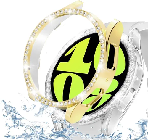 Vista 124 de DEALELE Paquete de 1 + 3 fundas compatibles con Samsung Galaxy Watch 7 Ultra (1.772 pulgadas), funda protectora de policarbonato transparente