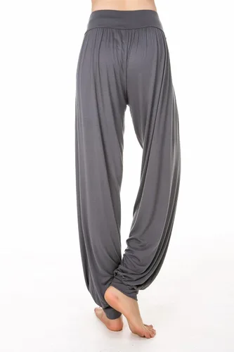 Vista 17 de Pantalones de algodón para mujer, elásticos, suaves, para yoga, deportes