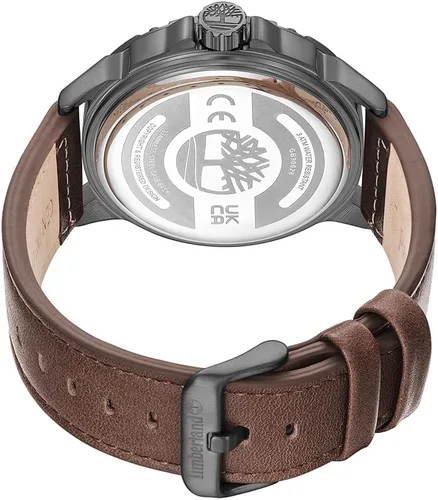 Vista 3 de Timberland Reloj analógico clásico de cuarzo de tres manecillas, Luz marrón., Classic