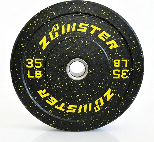 Vista 8 de 2-inch High Bounce Bumper Plates, Olympic Weight Plates with Steel Insert