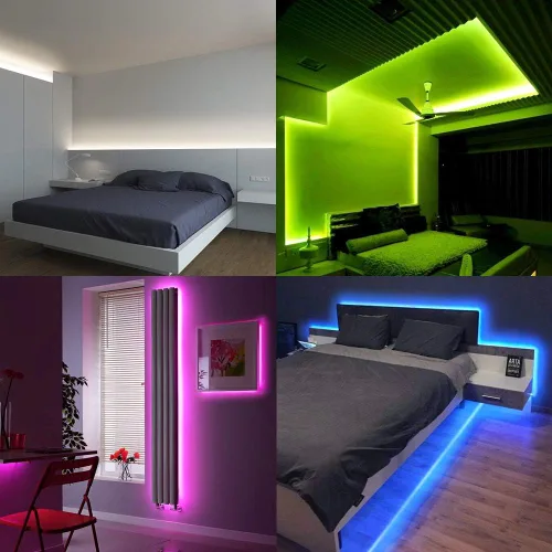 Vista 6 de DAYBETTER - Tira de luces led de 16.4 pies, con control remoto y fuente de alimentación