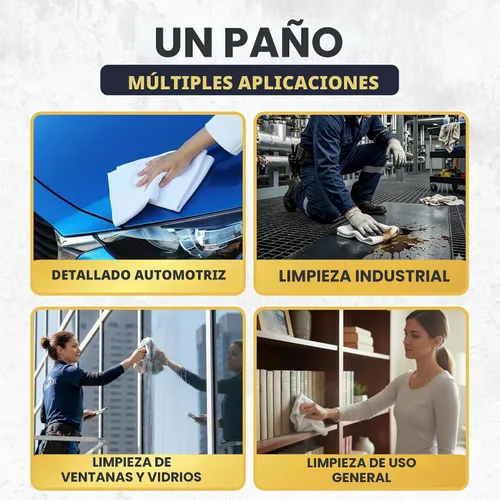 Vista 4 de Trapos de Limpieza Premium de Camisetas Blancas (Bolsa de 1 libra) – Trapos de Algodón Blanco para Limpieza, Teñido, Pintura, Aceite, Grasa