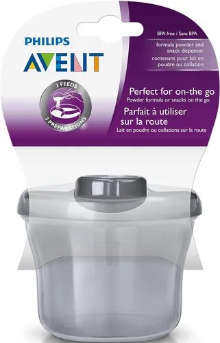 Vista 7 de Philips AVENT Dispensador de fórmula en polvo y taza para snacks, gris