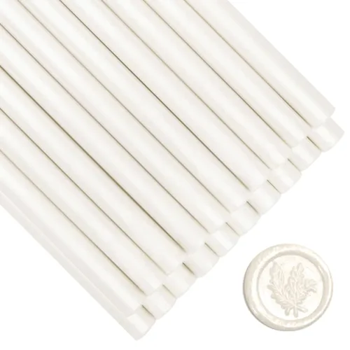 Vista 15 de 30 barras de sellado de cera de bronce, 30 varillas de sellado de cera para sello de cera, mini pistola de cera para sellar palos de sellado, apto
