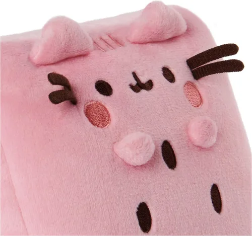 Vista 4 de GUND Pusheen - Peluche de sandía para gatos de 8 años en adelante, rosa/verde, 6 pulgadas