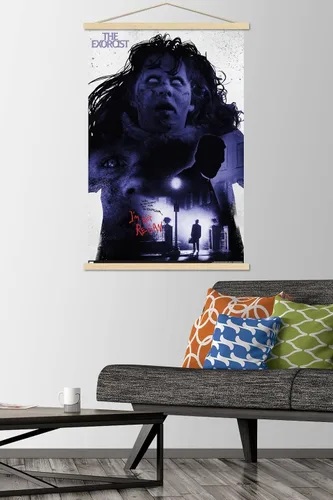 Vista 2 de Trends International The Exorcist - Póster de pared con marco magnético con texto en inglés «I'm Not Regan»