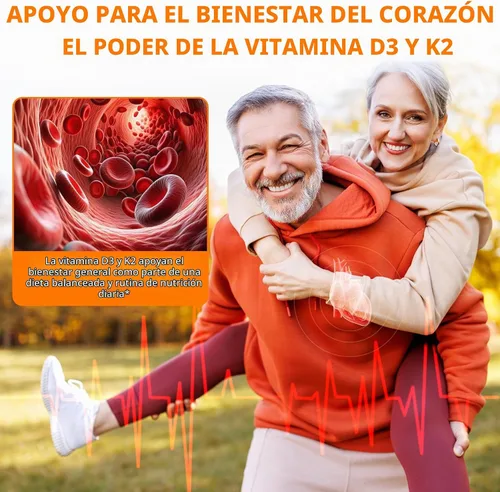 Vista 9 de Vitamina D3 K2 con aceite de coco, Vitamina vegana D3 y Mk7 Vitamina K2 para apoyo óseo e inmunológico, 120 cápsulas blandas