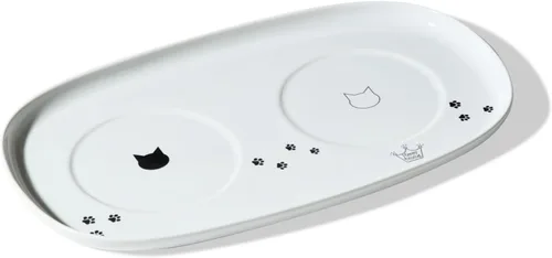 Vista 8 de Necoichi Bandeja de Comedor con Tazón Elevado para Gatos (Juego de Tazón con Bandeja de Comedor)