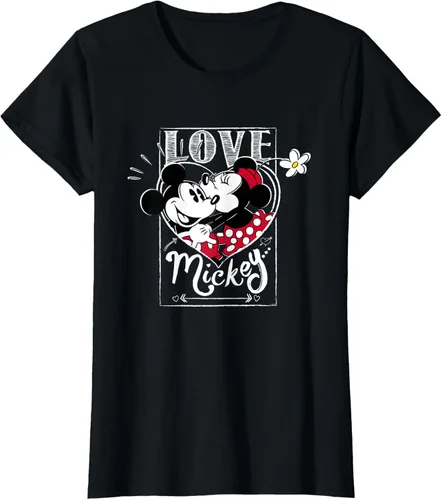Vista 32 de Disney Mickey & Minnie Mouse Love Mickey - Camiseta para el día de San Valentín