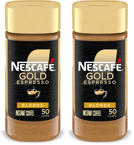 Vista 7 de NESCAFÉ - Café instantáneo espresso descafeinado dorado, tarro de 3.17 onzas Espresso instantáneo descafeinado; frasco individual de 90 g (3.17 oz)