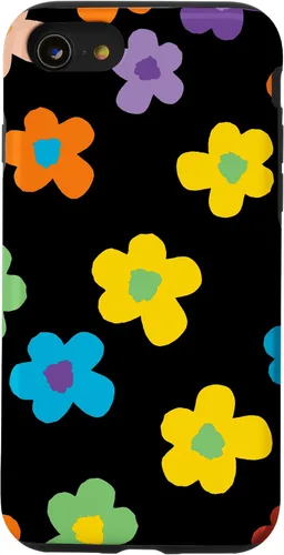 Vista 18 de Cute Flower Pattern Multicolor Wildflower Floral Yellow Case for iPhone 17