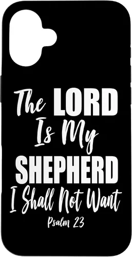 Vista 23 de The Lord is My Shepherd - Funda con versículo bíblico cristiano para iPhone 17
