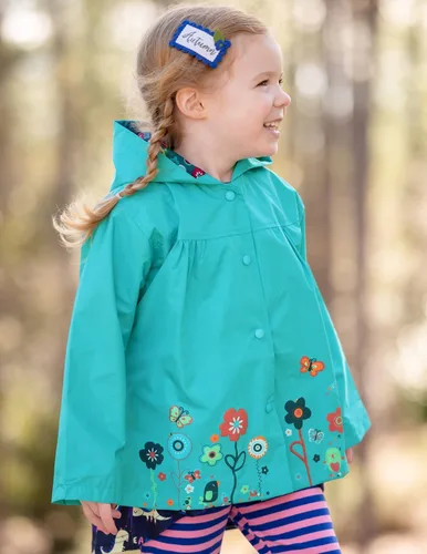 Vista 3 de Arshiner Chaqueta impermeable con capucha para niñas y niños