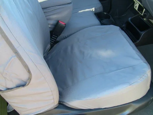 Vista 7 de Durafit Seat Covers, Hecho para adaptarse a 2010-2012 Ranger 60/40 asiento dividido personalizado fundas de asiento de ajuste exacto, gris