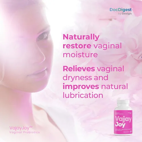 Vista 9 de DocDigest by Design VajayJoy Píldoras de equilibrio de pH - Probiótico vaginal para mujer para la regulación del pH, clínicamente demostrado