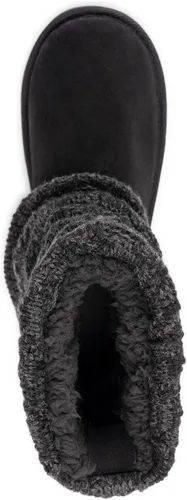 Vista 8 de MUK LUKS Botas Laurel para mujer Jaspeado Negro