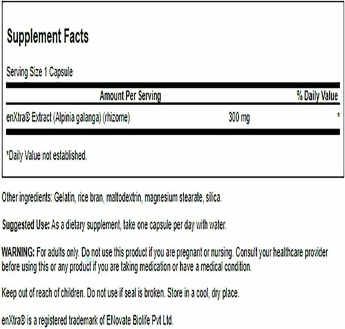 Vista 2 de Swanson Atención enfocada Alpinia Galanga, sin cafeína 300 mg, 30 cápsulas