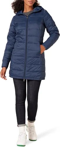 Vista 63 de Amazon Essentials - Abrigo acolchado, ligero y resistente al agua con capucha para mujer, disponible en talla extragrande