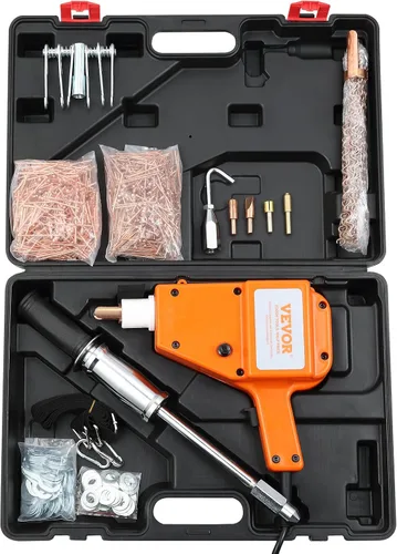 Vista 9 de VEVOR Kit de Soldador de Pernos, Kit de Reparación de Abolladuras de Soldador de Pernos 5500, Soldador por Puntos de Pernos 800VA, Kit de Soldador