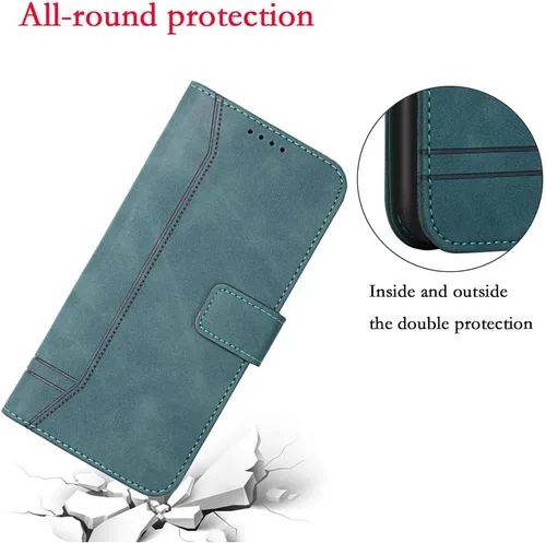 Vista 7 de Funda tipo cartera para iPhone 11 y iPhone 11 con tarjetero de piel, con función atril, protección completa magnética compatible con iPhone 11