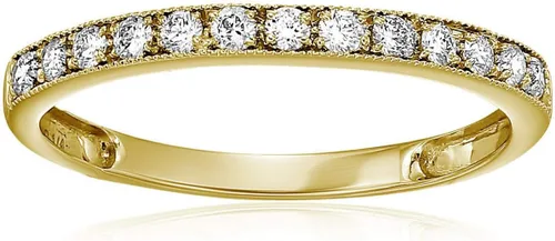 Vista 7 de Vir Jewels Anillo de compromiso de boda de diamantes de 15 quilates (ctw) para mujer, anillo de compromiso de diamantes redondos de media eternidad