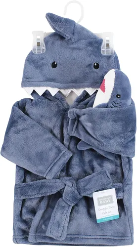 Vista 2 de Hudson Baby Unisex BabyPlush Bathrobe and Toy Set
