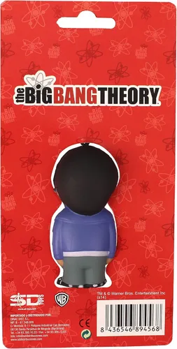Vista 7 de The Big Bang Theory Rajesh Koothrappali Juguete antiestrés clave Cadena