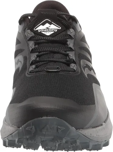 Vista 2 de Saucony Peregrine 12 Tenis de correr para hombre, Negro