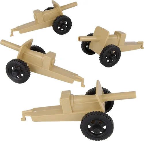 Vista 10 de Tim Mee Toy TimMee M3 Artillery - Juego de cañón de plástico negro de 4 piezas para hombre, fabricado en Estados Unidos