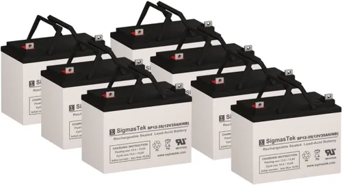 Vista 8 de SigmasTek SP12-35NB, 12V 35AH U1 SLA Batería NB Terminal (1 paquete)