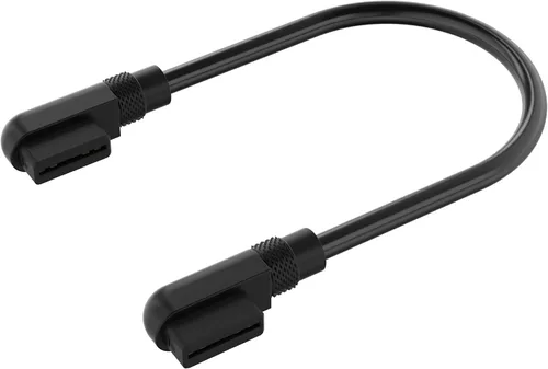 Vista 2 de Corsair iCUE - Cables de enlace - 0.079 x 5.315 in Slim 90° - Negro