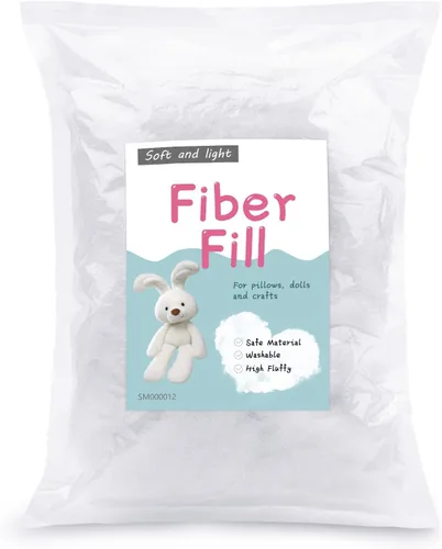 Vista 11 de LOKUNN Fibra de poliéster de 2.12 oz/60 g, relleno de fibra de poliéster (2.12 oz ~ 3.97 libras), relleno para animales de peluche, relleno