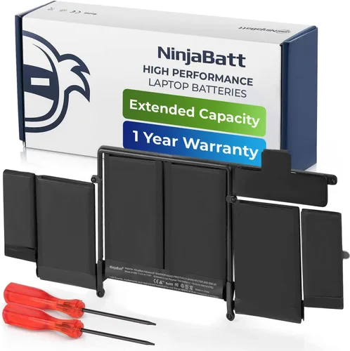 Vista 9 de NinjaBatt Batería A1466 para Apple MacBook Air de 13 ″ (mediados de 2012, mediados de 2013, principios de 2014, principios de 2015, 2017) A1369