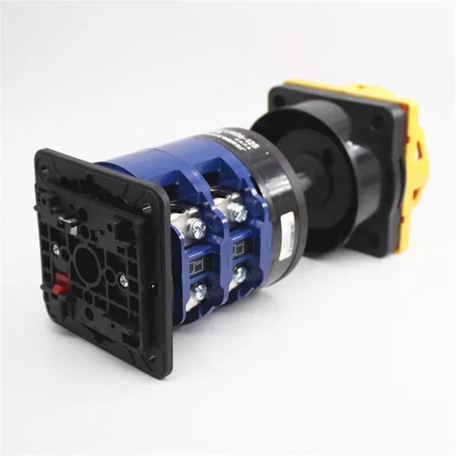 Vista 6 de LW26-125GS Distribution Cabinet Door Cut-Off Interlock Base DIN Rail mounting Universal Isolation cam Switch 125A 690V