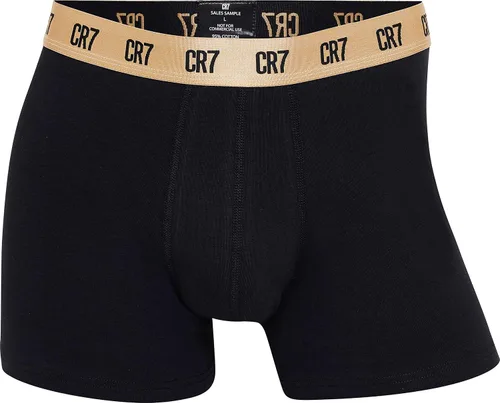 Vista 3 de CR7 Traje de baño para hombre, 5 unidades en bolsa de viaje con cremallera negro y dorado, Negro, Dorado, XXL