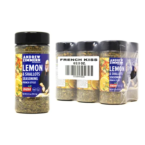 Vista 5 de Andrew Zimmern, condimento French Kiss Lemon & Shallots, 2.5 oz