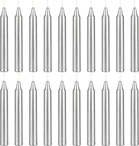 Vista 45 de Mega Candles Mini vela de hechizo con carillón cónico, 20 unidades, 4 x 1/2 Surtido