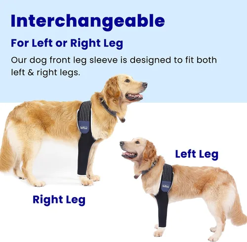 Vista 5 de Funda para patas delanteras de perro Prevent Licking Ensure Faster Recovery, Cone Alternative, Breathable Material, Stretchy Elastic Band, For Hot