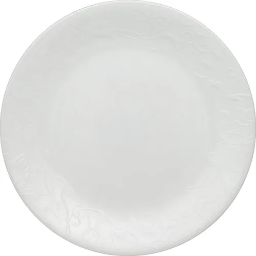 Vista 2 de Corelle Impressions - Plato para ensalada/postre de 7-1/4 pulgadas, hojas texturizadas