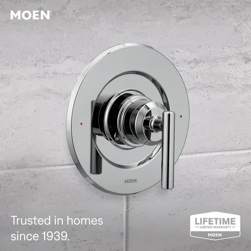 Vista 2 de Moen T2903EP Gibson - Molde cromado Posi-Temp para bañera y ducha Cromo