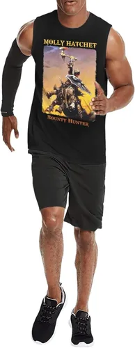 Vista 7 de DjkwePD Camiseta sin mangas para hombre, para gimnasio, entrenamiento, muscular, informal, para verano, para hombre
