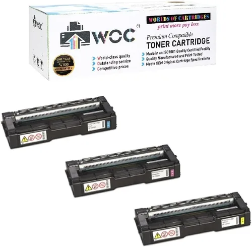 Vista 8 de WOC Compatible Toner Cartridge Replacement for Ricoh 407653 / Type SP C252HA (Black) for Use in SP C252 / SP C262