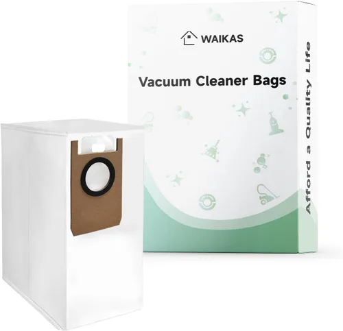 Vista 9 de WAIKAS Paquete de 6 bolsas de polvo E25 E28 para aspiradoras Eufy E28 Omni, E25 Omni y E20, accesorios de repuesto de gran capacidad