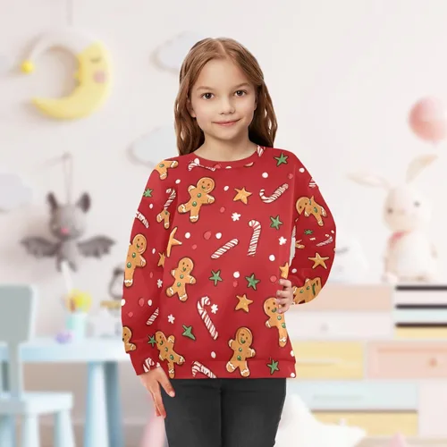 Vista 77 de Plaaee Sudadera de forro polar de manga larga con cuello redondo para niños o niñas, estampado de camiones monstruos, 4T